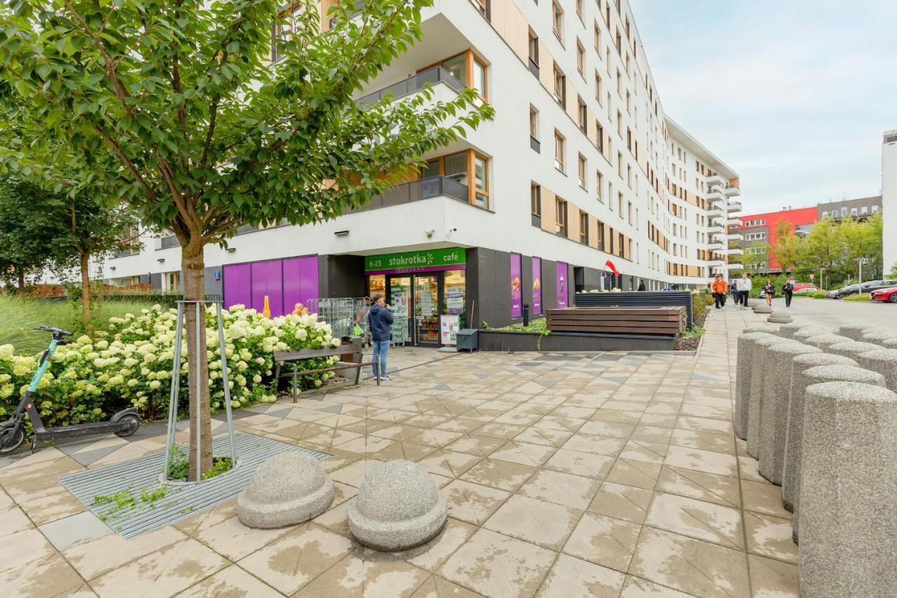 Modern Apartment With Balcony Mokotow Business Centre By Noclegi Renters Warszawa Eksteriør bilde